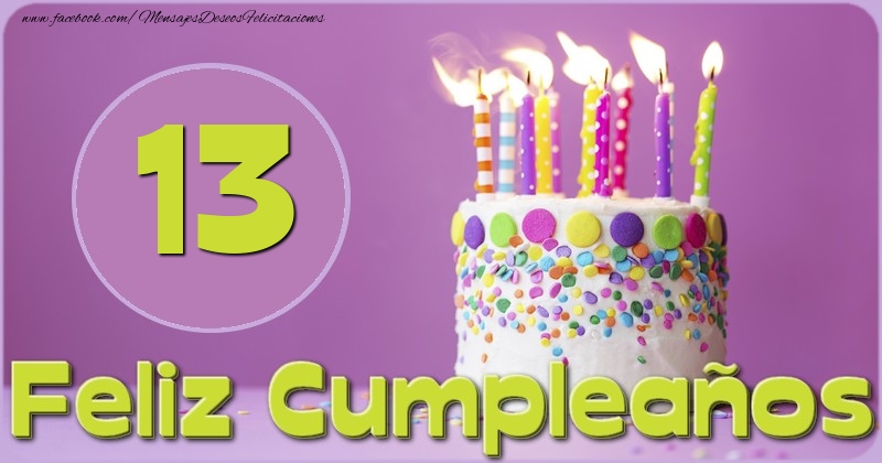 Feliz Cumpleaños 13 años