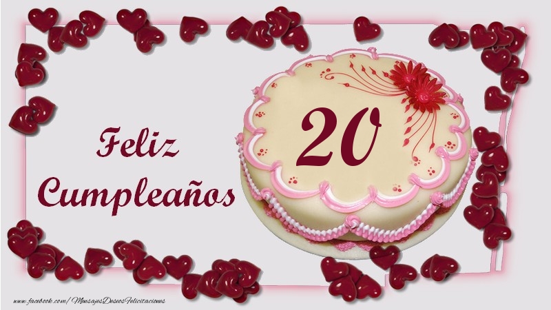 Feliz Cumpleaños 20 años