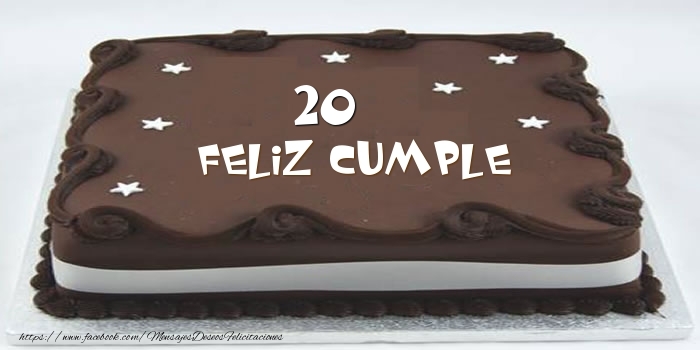 Tarta Feliz cumple 20 años