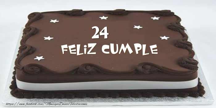 Tarta Feliz cumple 24 años