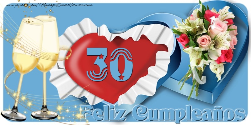 30 años Feliz Cumpleaños