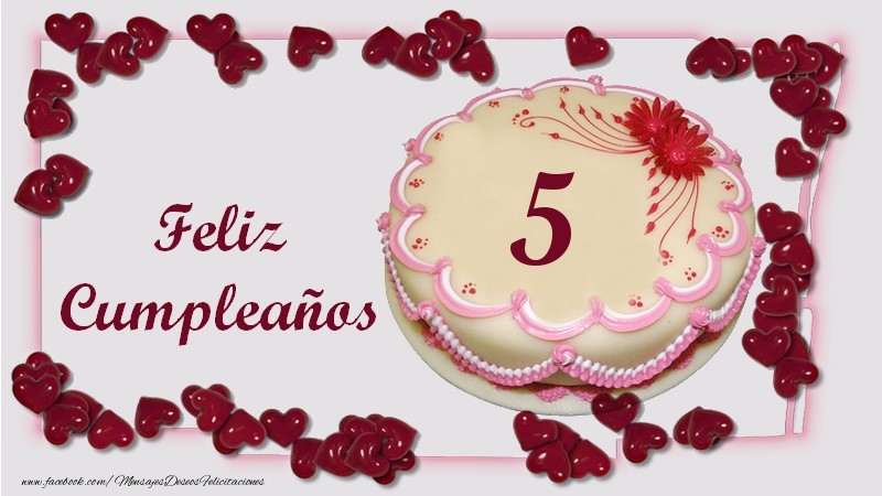 Feliz Cumpleaños 5 años