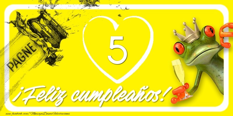 Feliz Cumpleaños, 5 años!