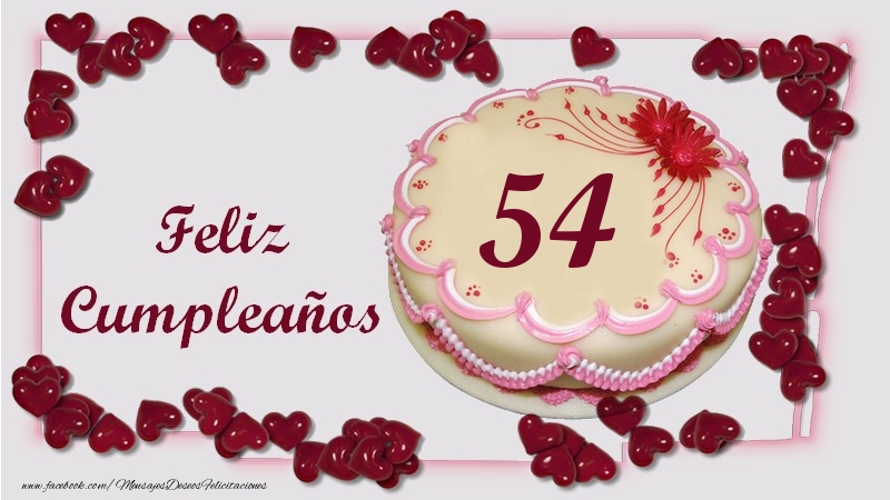 Feliz Cumpleaños 54 años