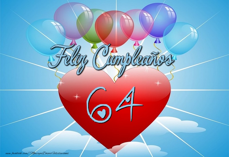 64 años, Feliz Cumpleaños