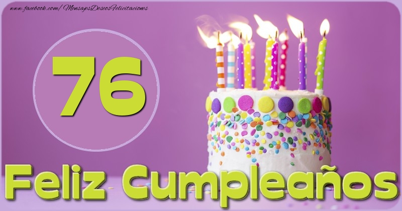 Feliz Cumpleaños 76 años