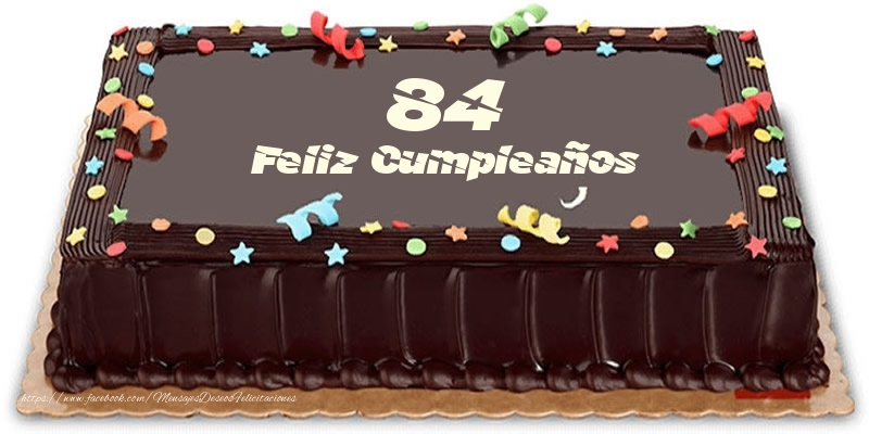 Tarta 84 años Feliz Compleaños