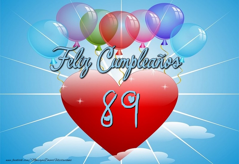 89 años, Feliz Cumpleaños