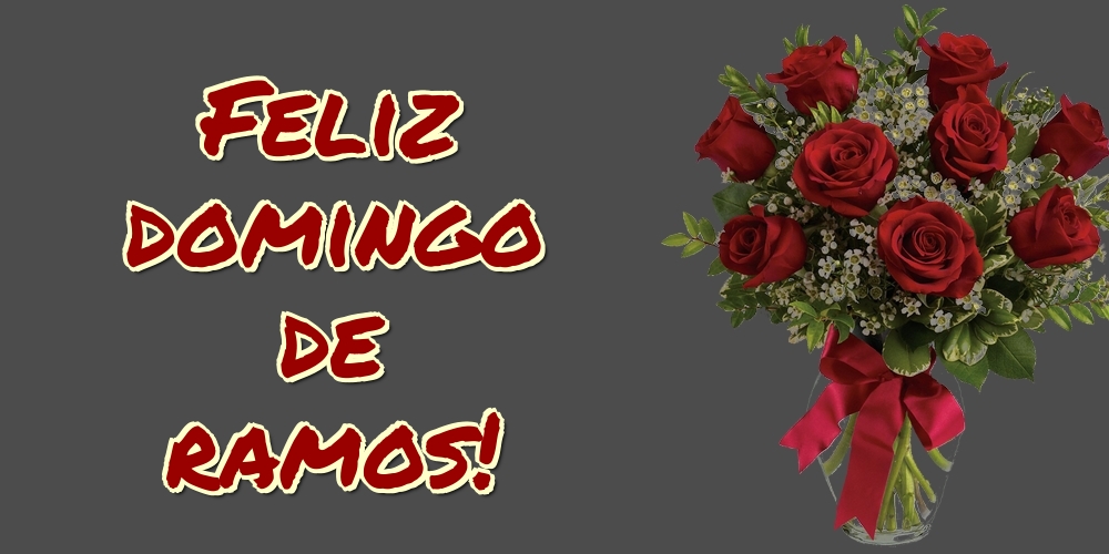Feliz domingo de ramos!