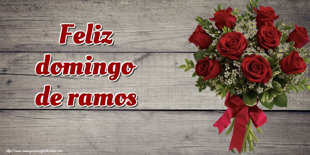 Feliz domingo de ramos