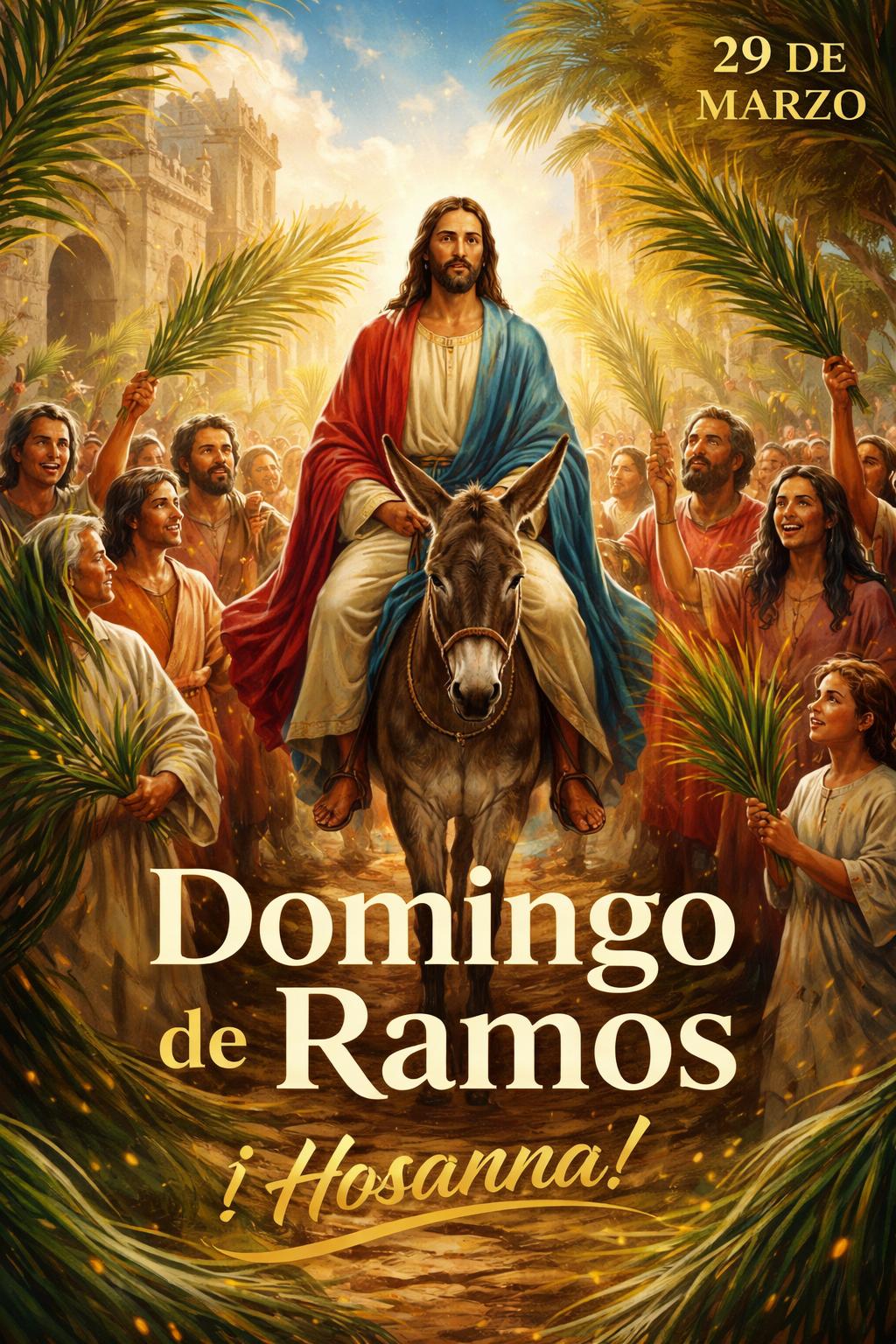 Feliz Domingo de Ramos. Dio te bendiga. ~ Teddy con flores