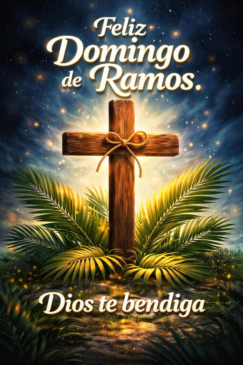 Feliz Domingo de Ramos. Dio te bendiga. ~ Teddy con flores