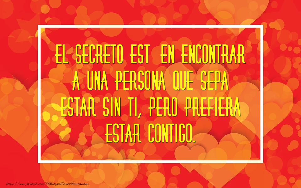 Prefiera estar contigo.