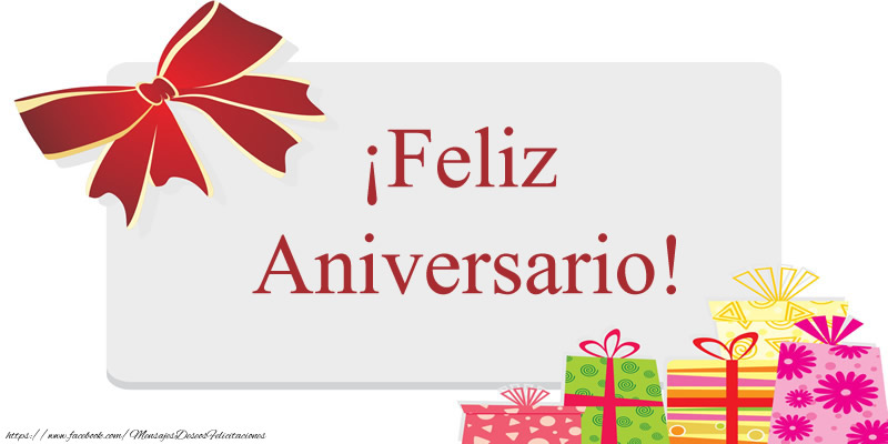 ¡Feliz Aniversario!