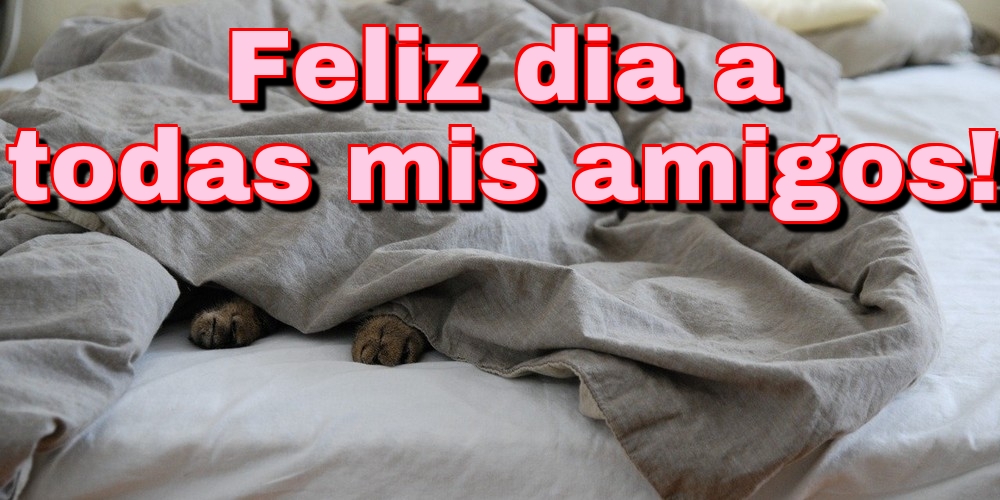 Felicitaciones de buenos días - Feliz dia a todas mis amigos! - mensajesdeseosfelicitaciones.com