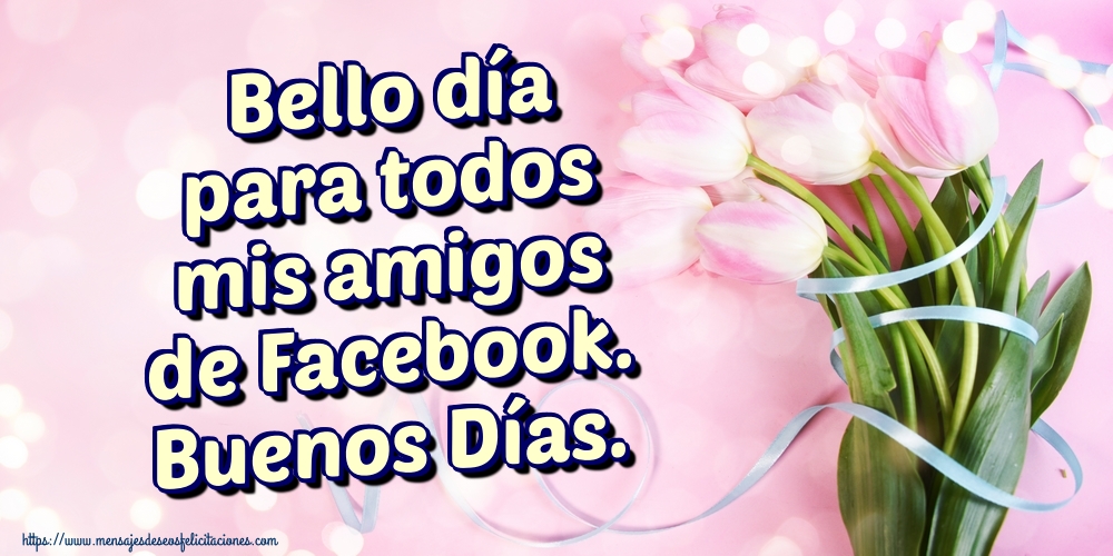 Bello día para todos mis amigos de Facebook. Buenos Días.