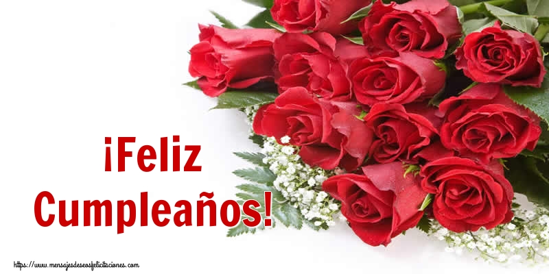 Felicitaciones de cumpleaños - ¡Feliz Cumpleaños! - mensajesdeseosfelicitaciones.com