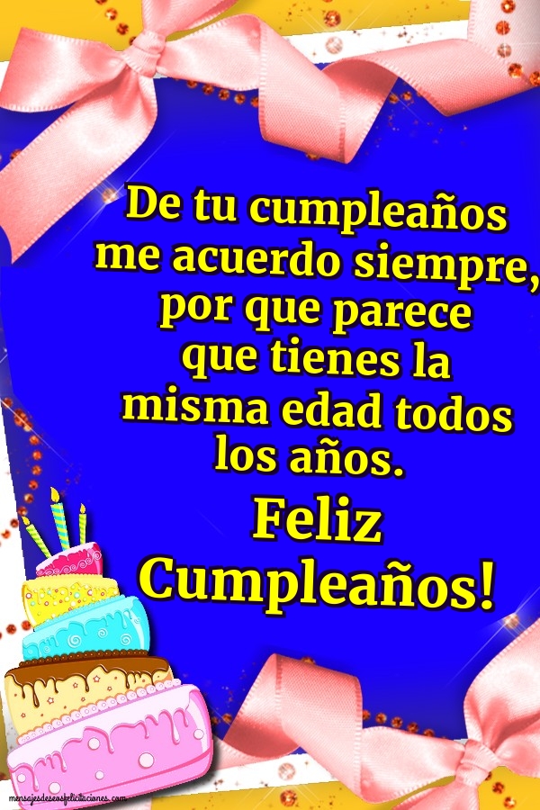 Felicitaciones de cumpleaños - Feliz Cumpleaños! - mensajesdeseosfelicitaciones.com