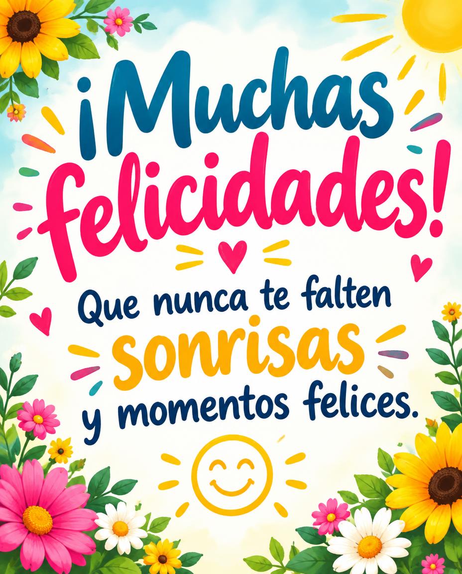 Felicitaciones de cumpleaños - ¡Feliz cumpleaños! - mensajesdeseosfelicitaciones.com