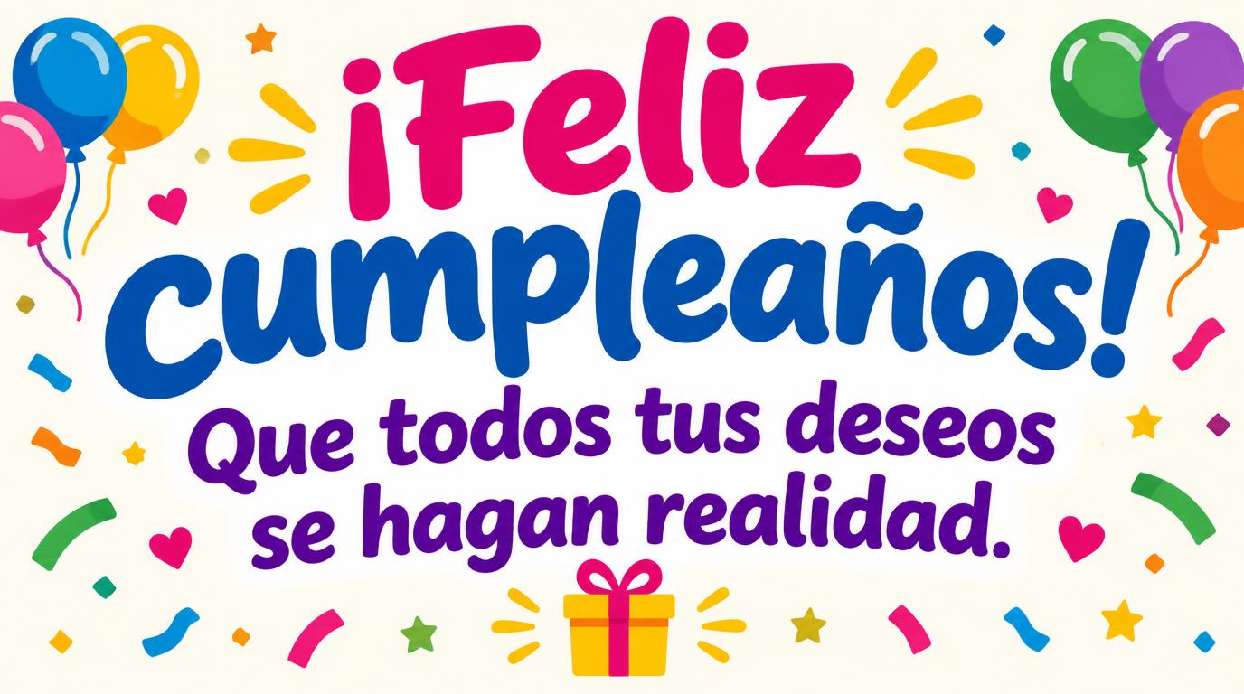 Felicitaciones de cumpleaños - ¡Feliz cumpleaños - mensajesdeseosfelicitaciones.com