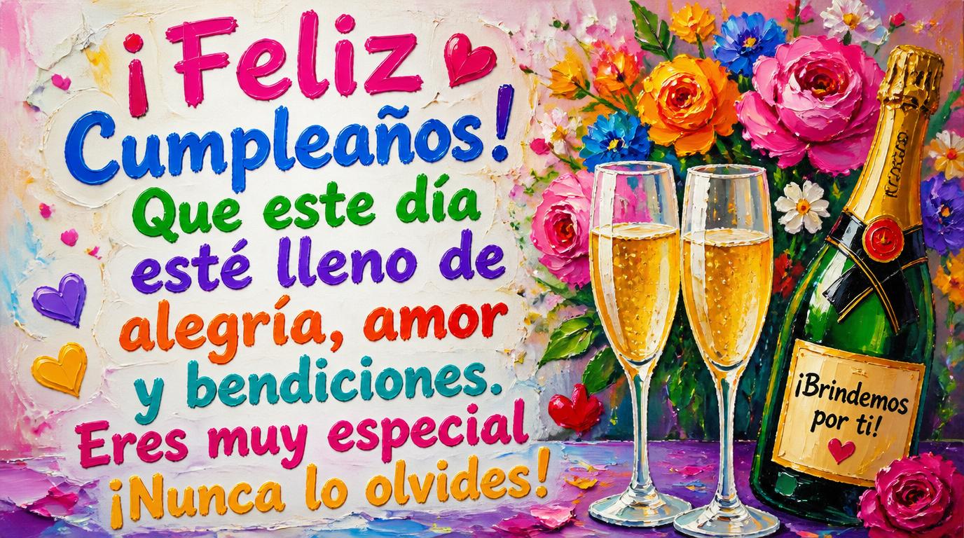 ¡Feliz cumpleaños!