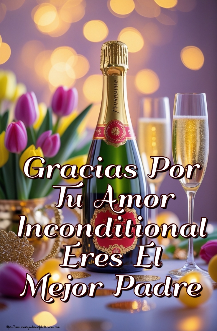Gracias Por Tu Amor Inconditional Eres El Mejor Padre