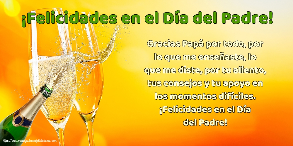¡Felicidades en el Día del Padre!