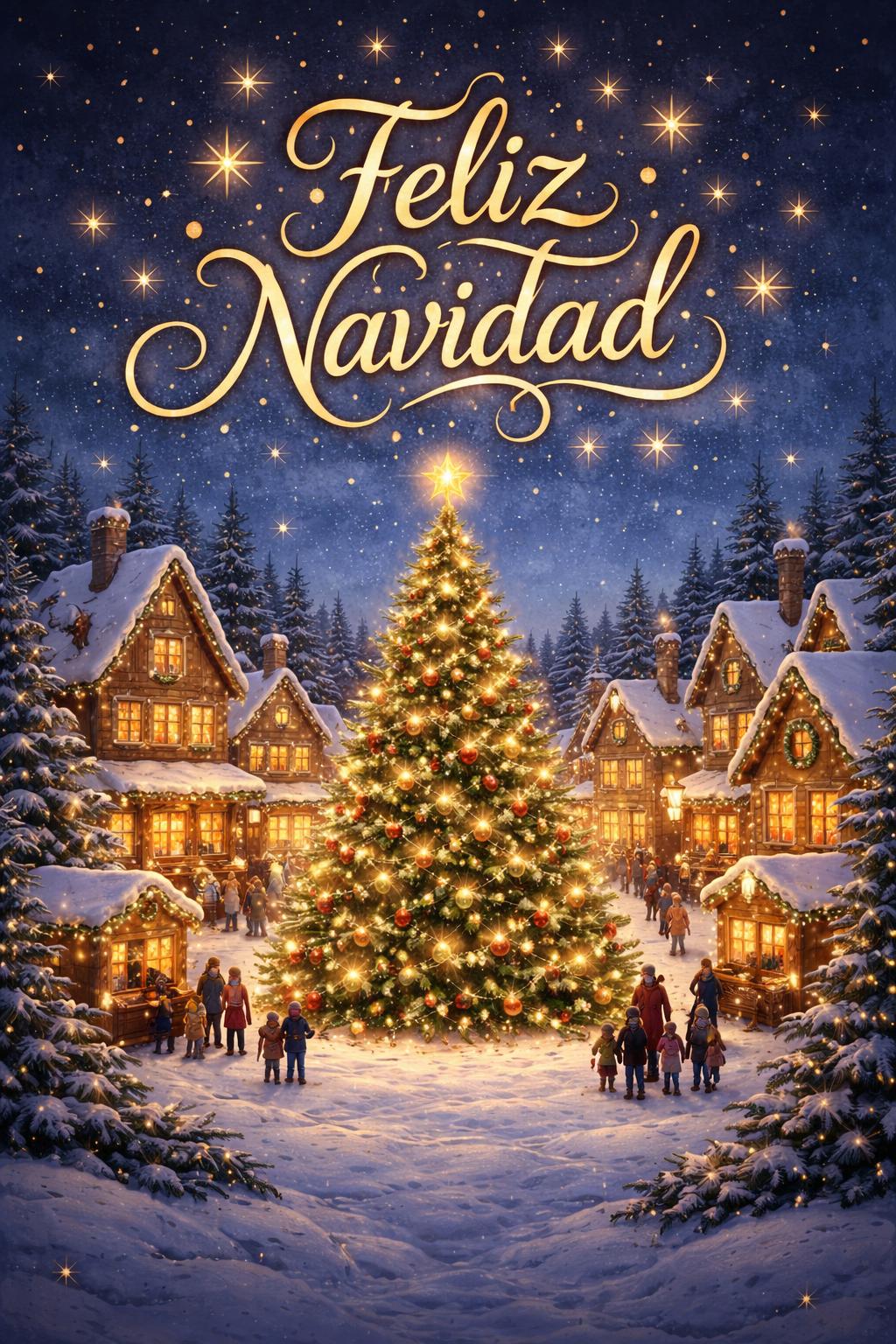 Feliz Navidad para todos en tu hogar