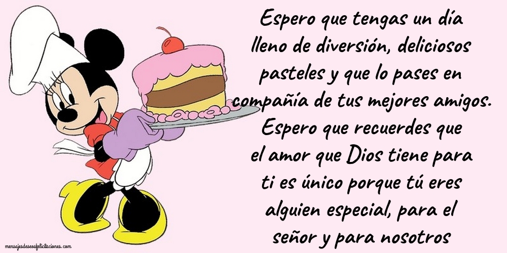 Espero que tengas un día lleno de diversión