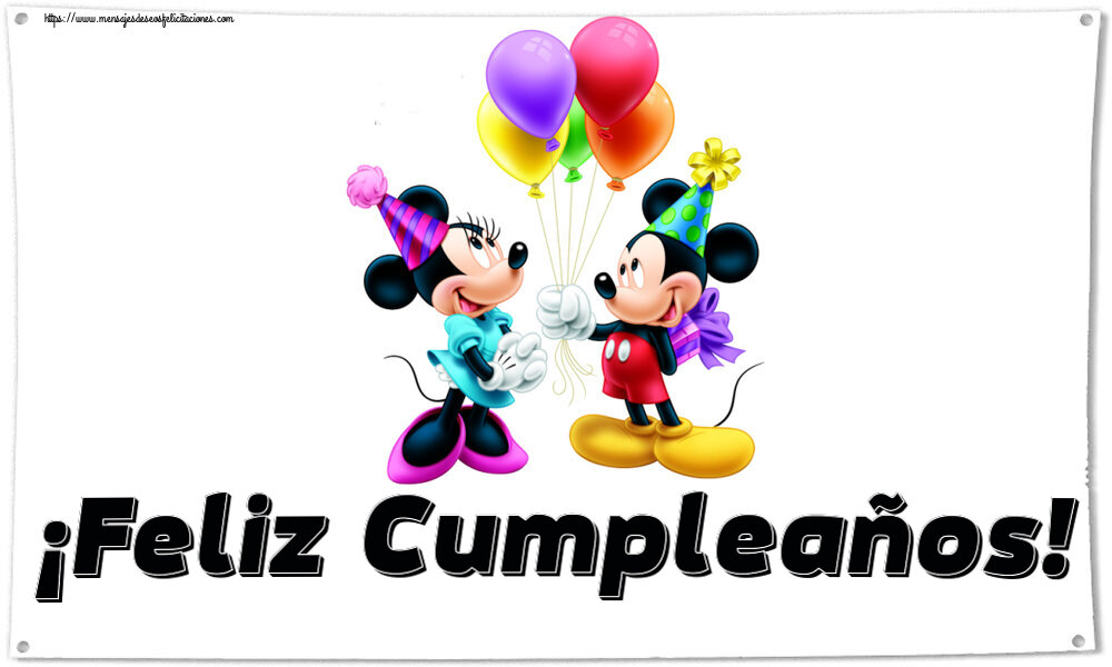¡Feliz Cumpleaños! ~ Mickey and Minnie mouse