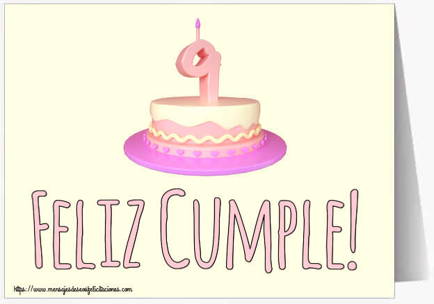 Feliz Cumple! ~ Tarta 9 años
