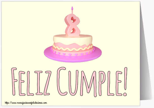 Niños Feliz Cumple! ~ Tarta 8 años