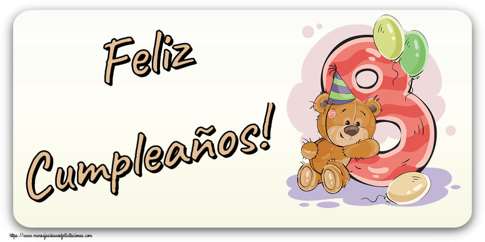 Niños Feliz Cumpleaños! ~ 8 años