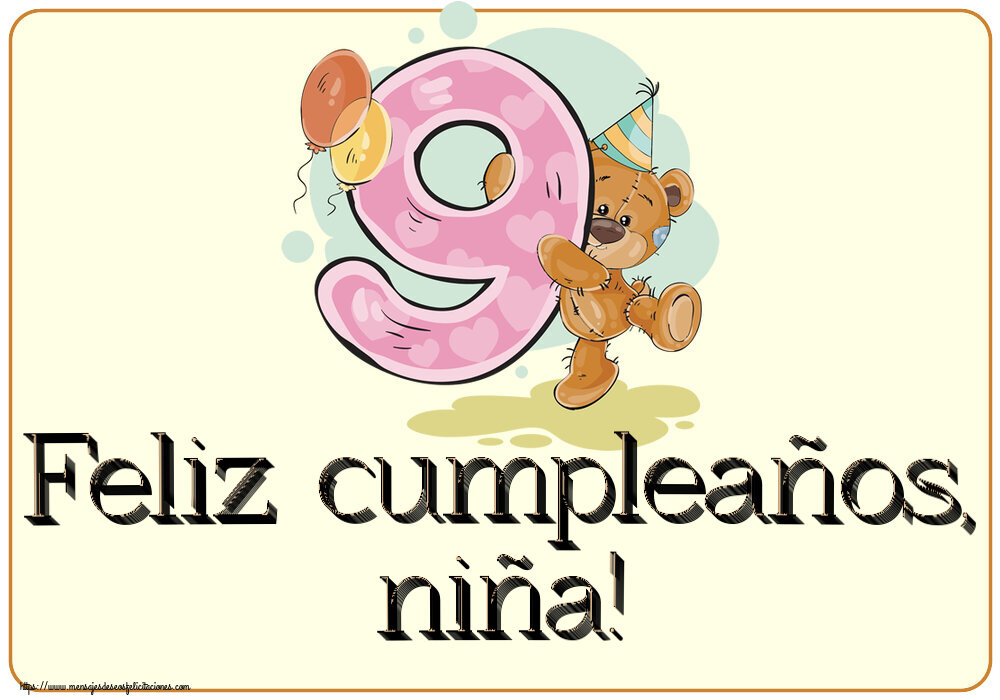 Feliz cumpleaños, niña! ~ 9 años