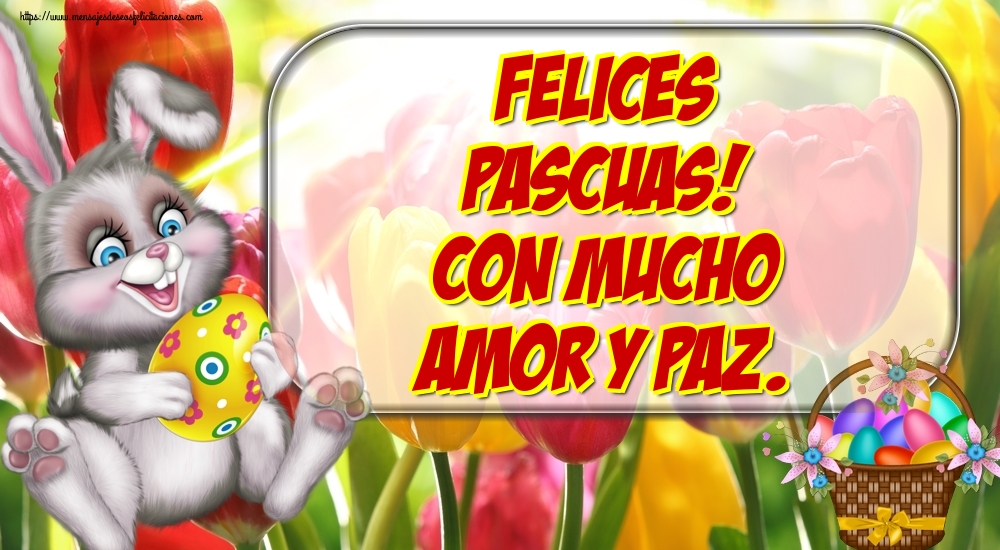 Felices Pascuas! Con mucho amor y paz.