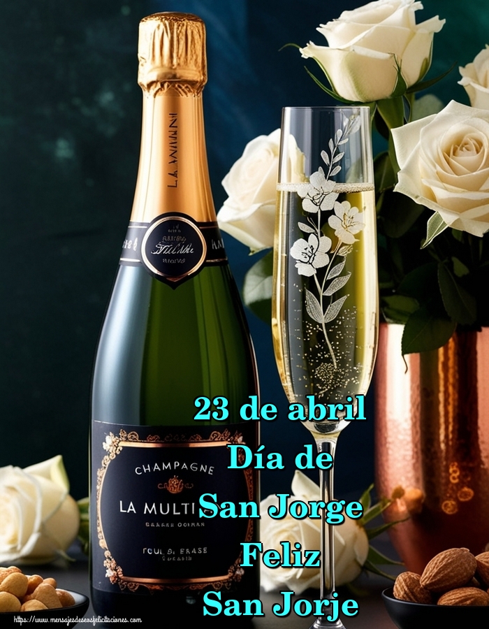 23 de abril Día de San Jorge Feliz San Jorje