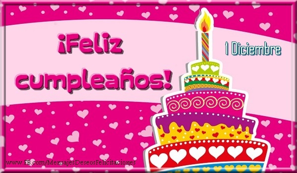 1 Diciembre - ¡Feliz cumpleaños!