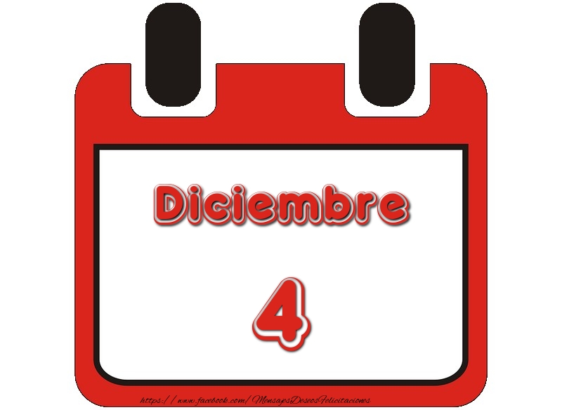 Felicitaciones para 4 Diciembre - Diciembre 4