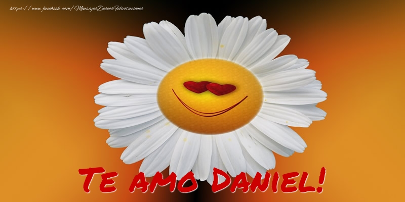 Felicitaciones de amor - Te amo Daniel!