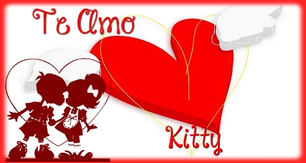 Felicitaciones de amor - Corazón | Te Amo, Kitty