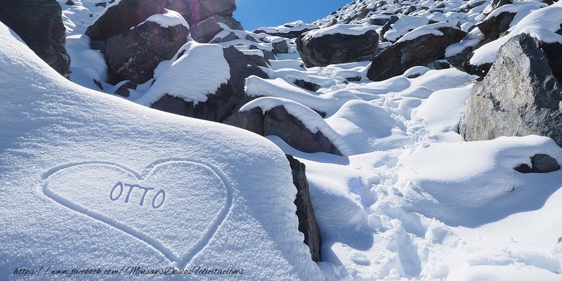 Felicitaciones de amor - Te amo Otto! Corazon