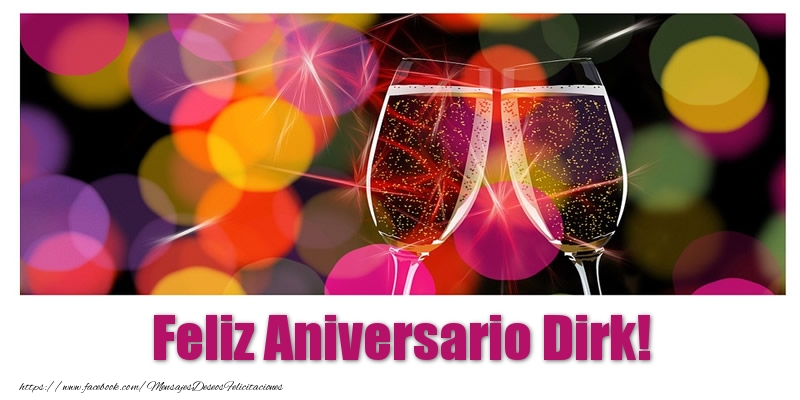 Felicitaciones de aniversario - Feliz Aniversario Dirk!