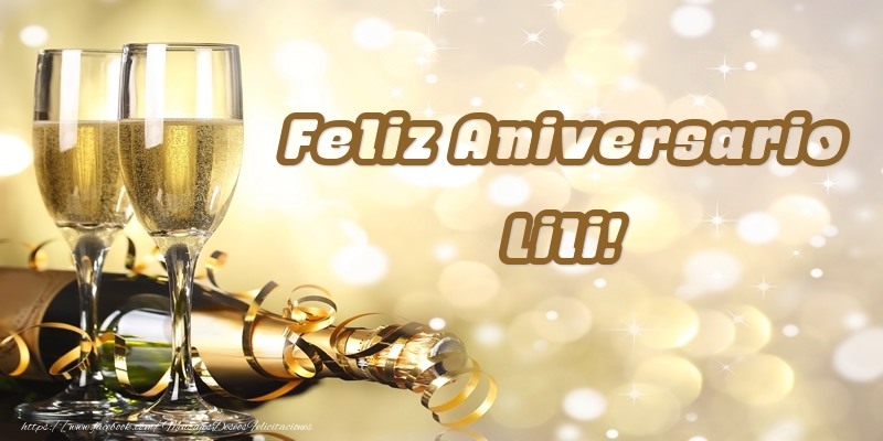 Felicitaciones de aniversario - Feliz Aniversario Lili!