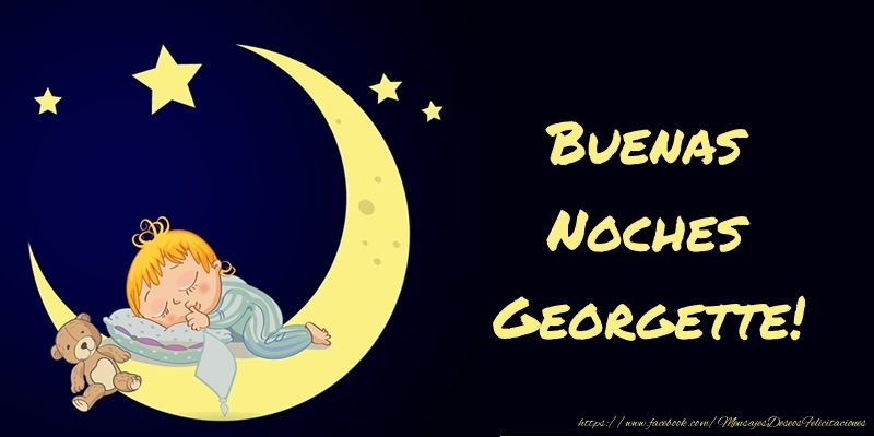 Felicitaciones de buenas noches - Animación & Luna | Buenas Noches Georgette!
