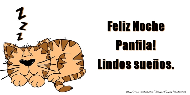 Felicitaciones de buenas noches - Animación | Feliz Noche Panfila! Lindos sueños.