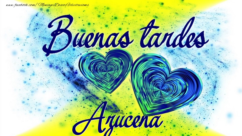 Felicitaciones de buenas tardes - Buenas tardes, Azucena