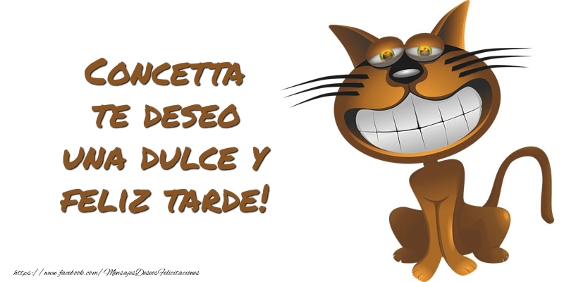 Felicitaciones de buenas tardes - Animación | Concetta te deseo una dulce y feliz tarde!