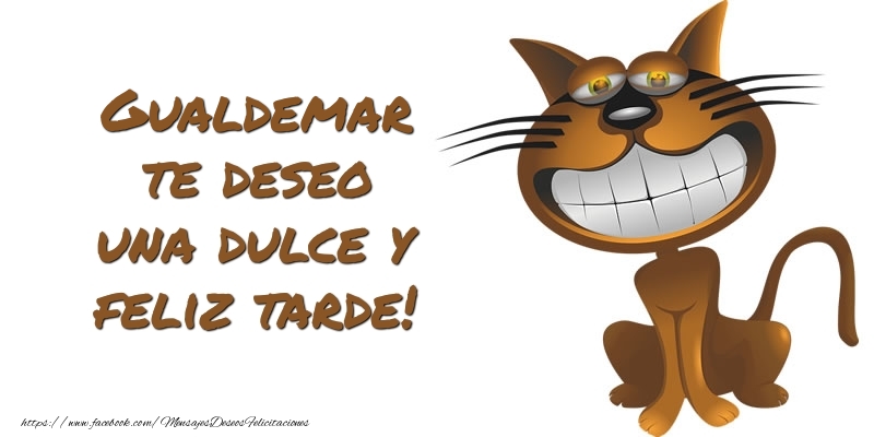 Felicitaciones de buenas tardes - Animación | Gualdemar te deseo una dulce y feliz tarde!