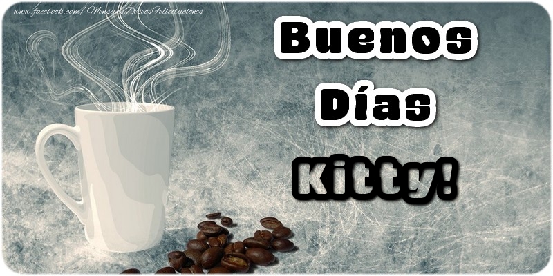 Felicitaciones de buenos días - Buenos Días Kitty