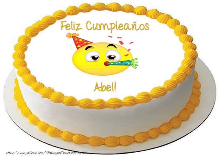 Felicitaciones de cumpleaños - Tartas | Tarta Feliz Cumpleaños Abel!